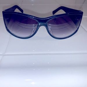 Ronin Green Sunglasses with Purple Tint Lenses